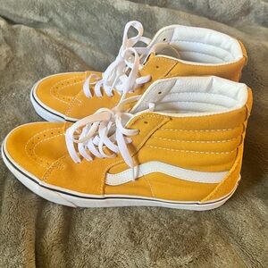 Yellow High Top Vans
